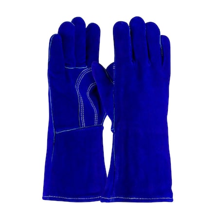 Pip Shoulder Split Cowhide Leather Welder's Glove with Cotton Foam Liner and Kevlar Stitching, 12PK 73-7018